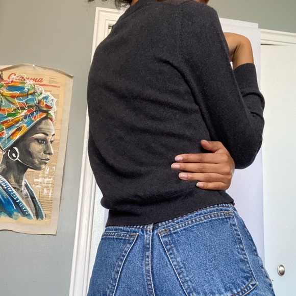 Nordstrom 100% Wool Sweater (Grey) - Picture 3 of 4